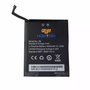 Bateria do HOMTOM ZOJI Z8