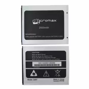 Bateria do Micromax Q491