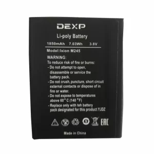 Bateria do DEXP Ixion M245