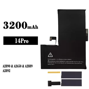 Bateria A2866H do iPhone 14 pro