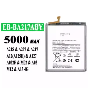 Bateria EB-BA217ABY do Samsung A21S/A207/A217/A12(A125H)/A127/A022F/M02/A02/M12/A13 4G