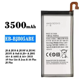 Bateria EB-BJ805ABE do Samsung J8/J810/J810F/J810G/J810Y/On8/J8+/J805/A6+/A605/A6+ 2018/A9 Star Lite/Jean/A6 Plus/J8 Plus