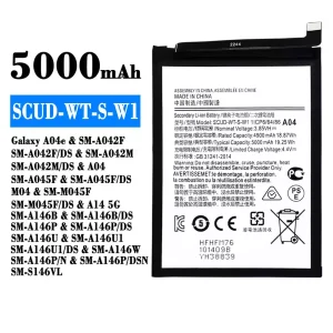 Bateria SCUD-WT-S-W1 do Samsung Galaxy A04e/A14 5G