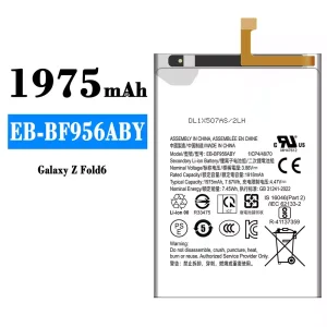 Bateria EB-BF956ABY do Samsung Galaxy Z Fold 6