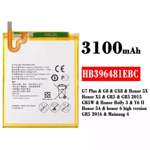 Bateria HB396481EBC do HUAWEI G7 Plus / G8 / GX8 / Honor 5X / Honor X5 / Honor 5A