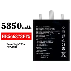 Bateria HB566878EIW do HUAWEI Honor Magic 7 Pro