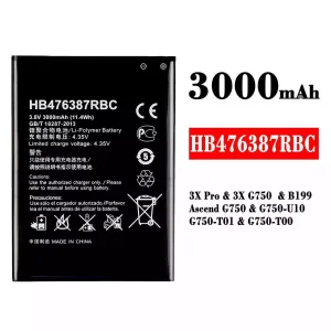 Bateria HB476387RBC do HUAWEI 3X Pro