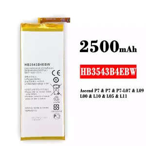 Bateria HB3543B4EBW do HUAWEI P7