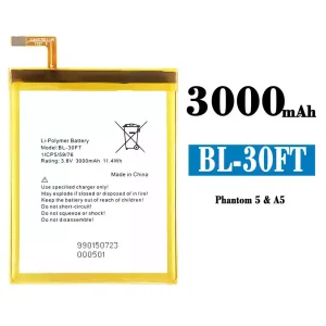Bateria BL-30FT do Tecno Phantom 5 / A5
