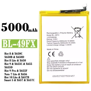 Bateria BL-49FX do Infinix Hot 8 /Hot 8 Lite / Hot 9 / Hot 9 Pro / Note 7 Lite / Hot 10 Lite / Smart 5