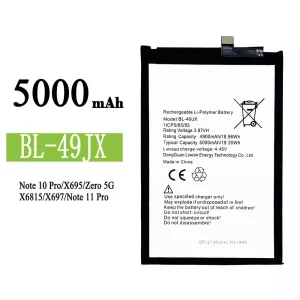 Bateria BL-49JX do Infinix Note 10 Pro / Note 11 Pro / Zero 5G