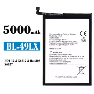 Bateria BL-49LX do Infinix Hot 12,Hot 20S