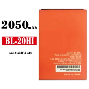 Bateria BL-20HI do ITEL A23 / A32F / A16