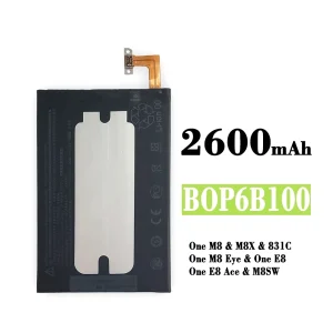 Bateria B0P6B100 BOP6B100 do HTC One M8 / One E8