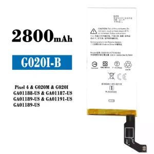 Bateria G020I-B do Google Pixel 4