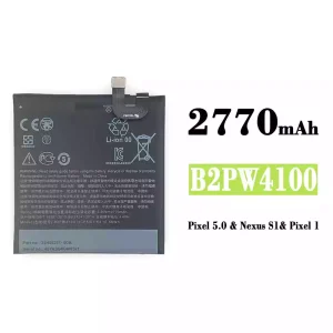 Bateria B2PW4100 do Google Pixel 5.0 / Nexus S1 / Pixel 1