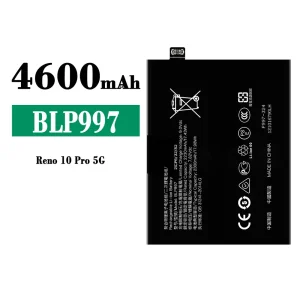 Bateria BLP997 do OPPO Reno 10 Pro