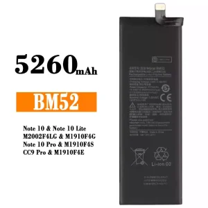 Bateria BM52 do Xiaomi Note 10,Note 10 Lite,Note 10 Pro / CC9 Pro