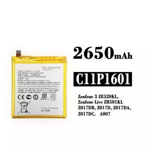Bateria C11P1601 do Asus Zenfone 3 / Zenfone Live
