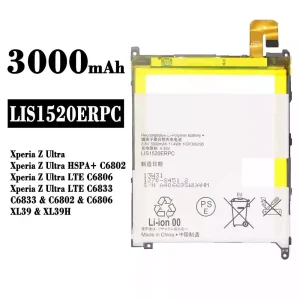 Bateria LIS1520ERPC do Sony Xperia Z Ultra / Xperia Z Ultra HSPA+ C6802 / Xperia Z Ultra LTE C6806 / Xperia Z Ultra LTE C6833