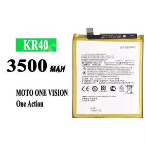 Bateria KR40 do Motorola One Vision / P50 / One Action