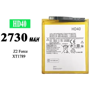 Bateria HD40 do Motorola Moto Z2 Force / Z Force Edition 2nd gen