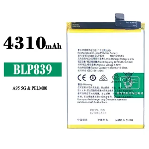 Bateria BLP839 do OPPO A95 5G / A94 5G / Reno 5Z 5G / Reno 6Z