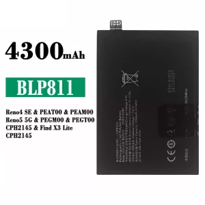 Bateria BLP811 do OPPO Reno 4 SE / Reno 5 5G / Find X3 Lite