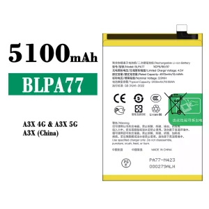 Bateria BLPA77 do OPPO A3X 4G 5G