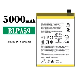 Bateria BLPA59 do OPPO Reno 12 5G
