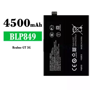 Bateria BLP849 do OPPO Realme GT 5G