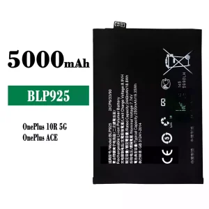 Bateria BLP925 do OnePlus 10R 5G/ OnePlus ACE/ 1+NORD 3 5G