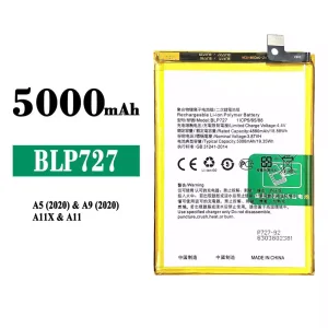 Bateria BLP727 do OPPO A5 2020 / A9 2020 / A11X / A11