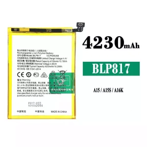 Bateria BLP817 do OPPO A15 /A15S /A16K