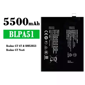 Bateria BLPA51 do OPPO Realme GT 6T/ Realme GT Neo 6