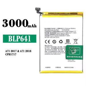 Bateria BLP641 do OPPO A71 2017 2018