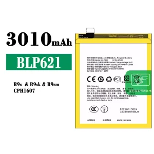 Bateria BLP621 do OPPO R9s/R9sk/R9sm
