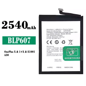 Bateria BLP607 do OPPO A30/OnePlus X