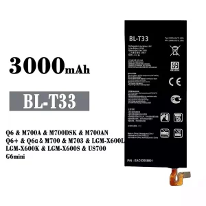 Bateria BL-T33 do LG Q6 /Q6+ /Q6a /G6mini