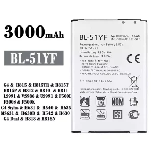 Bateria BL-51YF do LG G4 /G4 Stylus / G4 Dual