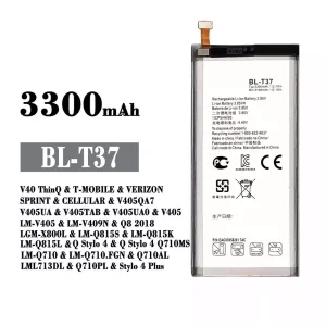 Bateria BL-T37 do LG V40 ThinQ / Q8 2018 / Q Stylo 4 / Stylo 4 Plus