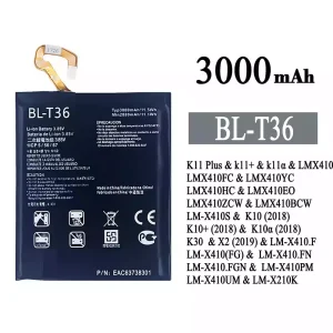 Bateria BL-T36 do LG K11 Plus /K10 / K10+