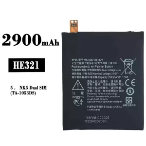 Bateria HE321 do Nokia 5
