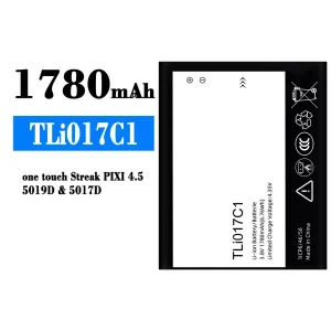 Bateria TLi017C1 do Alcatel One Touch Streak PIXI 4.5