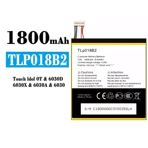 Bateria TLP018B2 do Alcatel Touch idol OT