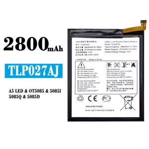 Bateria TLP027AJ do Alcatel A5 LED/OT5085/5085I/5085Q/5085D