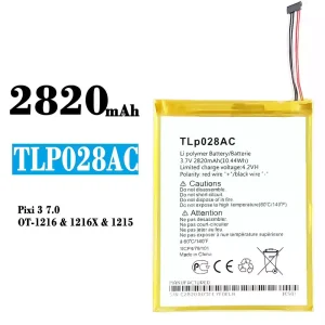Bateria TLp028AC do Alcatel Pixi 3 7.0
