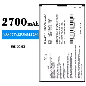 Bateria Li3827T43P3h544780 do ZTE WiFi 303ZT