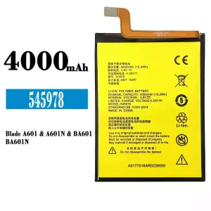 Bateria 545978 do ZTE Blade A601/A601N/BA601/BA601N