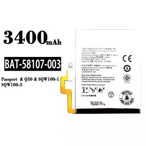 Bateria BAT-58107-003 do BlackBerry Passport/Q30/SQW100-1/SQW100-3